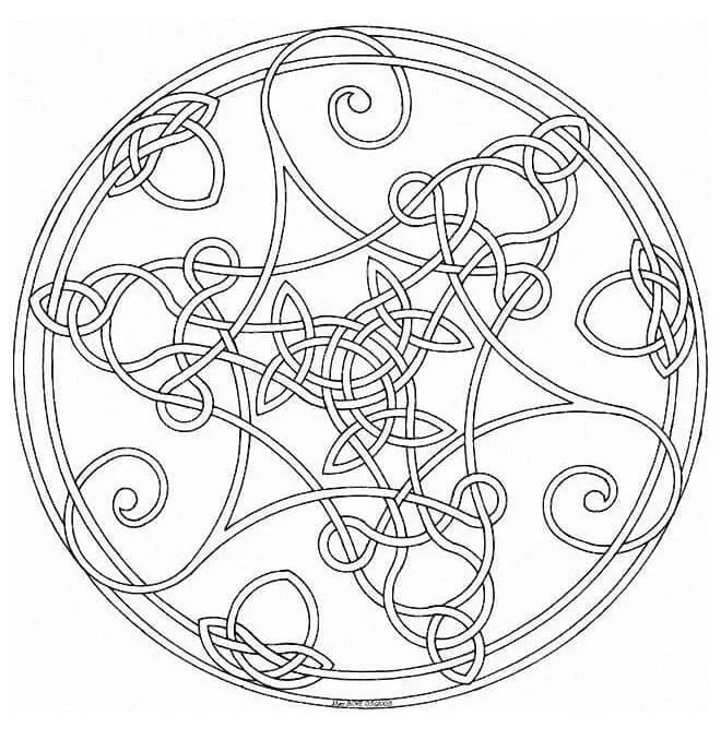 Mandalas Celtiques 16